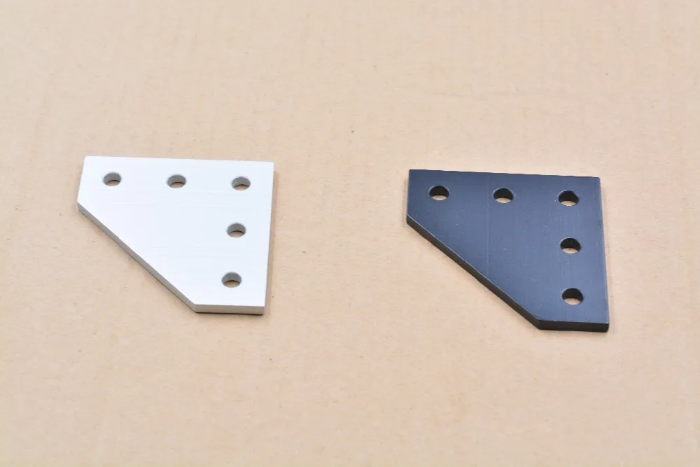 1PCS 5 holes 90 degree joint board plate corner angle bracket connection joint strip for 2020 aluminum profile