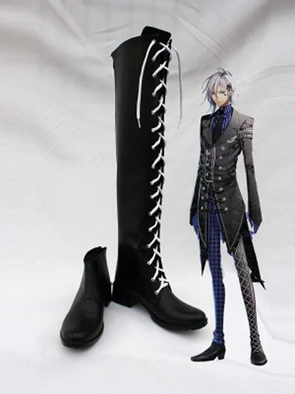 Amnesia IKKI Cosplay Boots Shoes Anime Party Cosplay Show Boots Custom Made for Adult Men Shoes