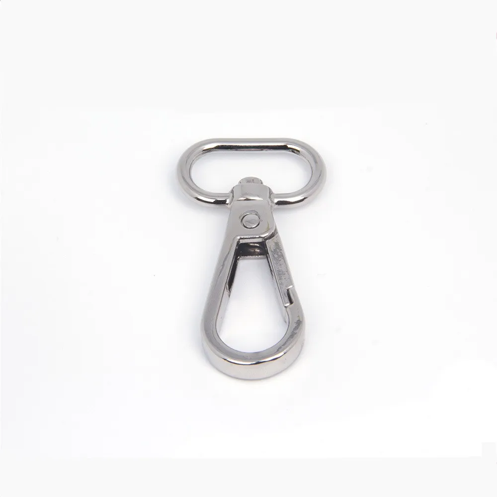 100PCS Silver Color Metal Buckles Hooks swivel Snap Hook Bag Hardware