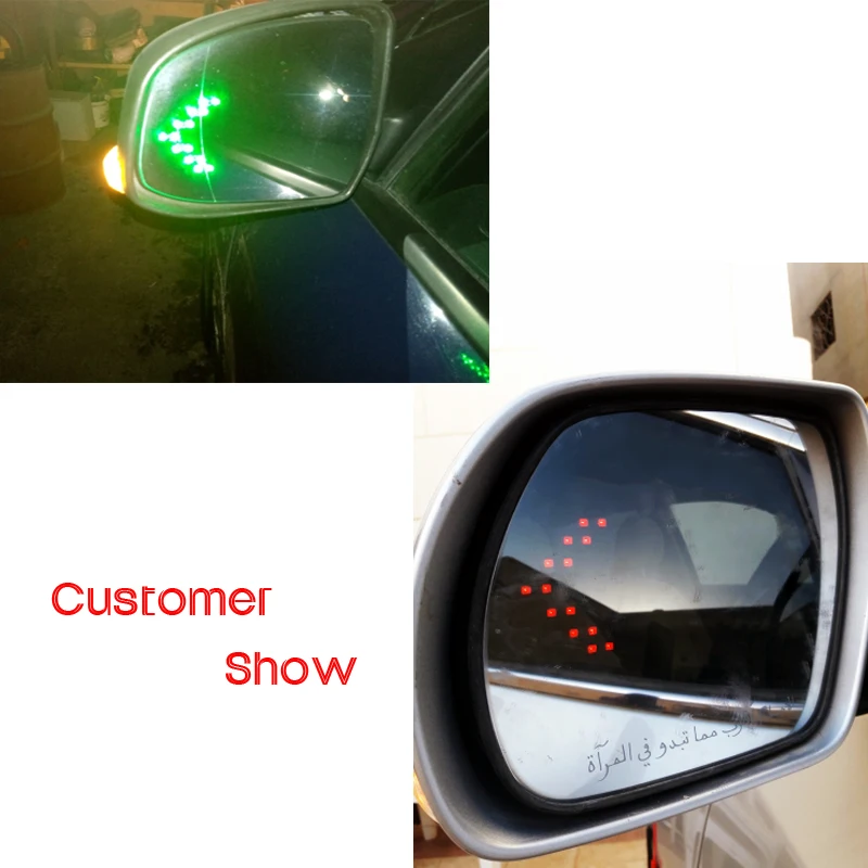 車のバックミラー用の方向指示器,2ピース/ロットled矢印パネル,14-smd,車の装飾アクセサリー,卸売