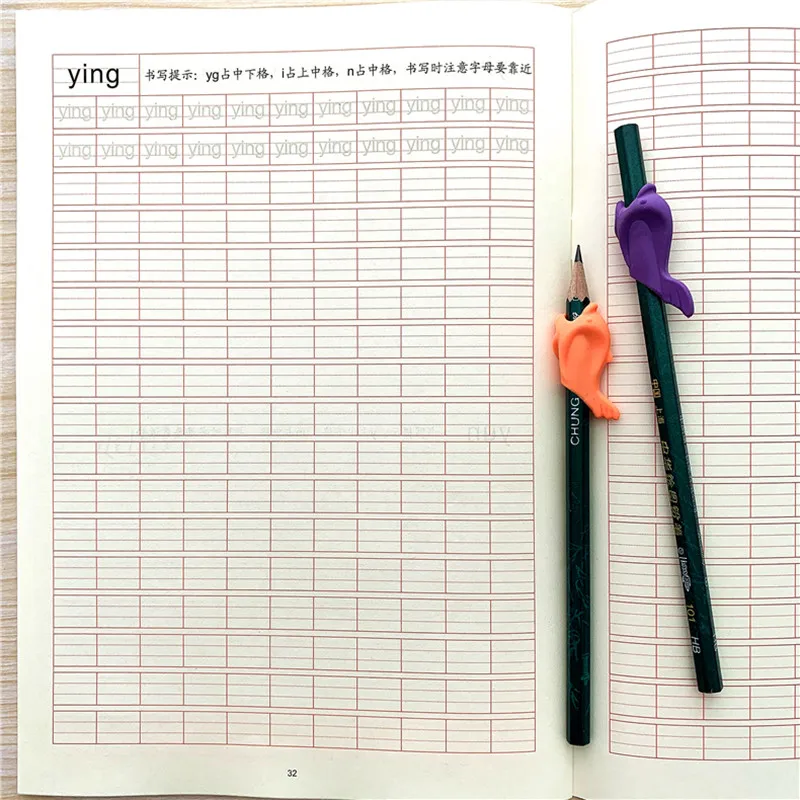 Mới 34 Trang/Sách Học Sinh Trẻ Em Bảng Chữ Cái Phiên Âm Thực Hành Thư Pháp Copybook Bính Âm Hán Ngữ Rãnh Copybook Viết Dành Cho Người Mới Bắt Đầu