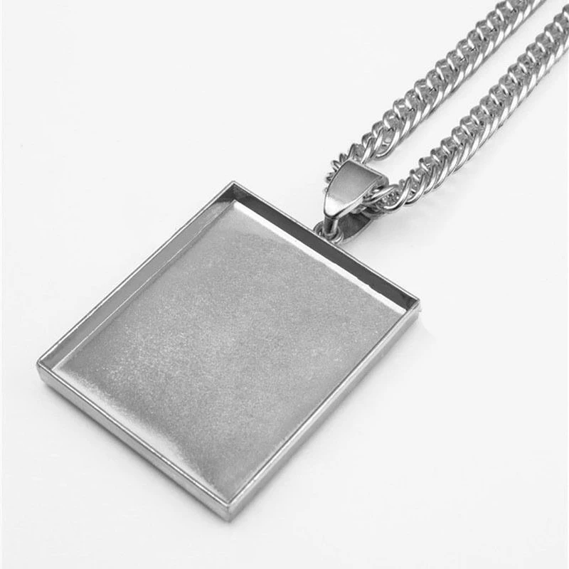 High Quality Gold Plated Hip hop Rapper Nightclub DJ Phonograph Round Square Crystal Pendants Necklaces 80cm Long Jewelry