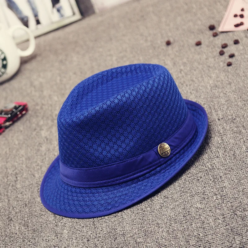 England jazz cap breathable mesh visor beach hat collapsible spring and summer sun hat
