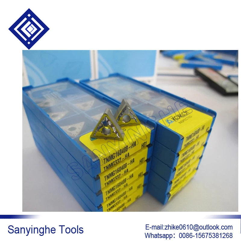 50pcs/lots TNMG160404-HA H01 / TNMG160408-HA H01 cnc carbide turning  inserts