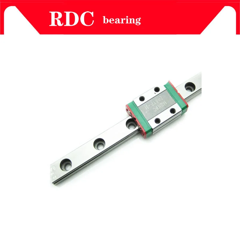 1pcs 15mm Linear Guide MGN15 L= 800 mm High quality linear rail way + MGN15C or MGN15H Long linear carriage for CNC XYZ Axis