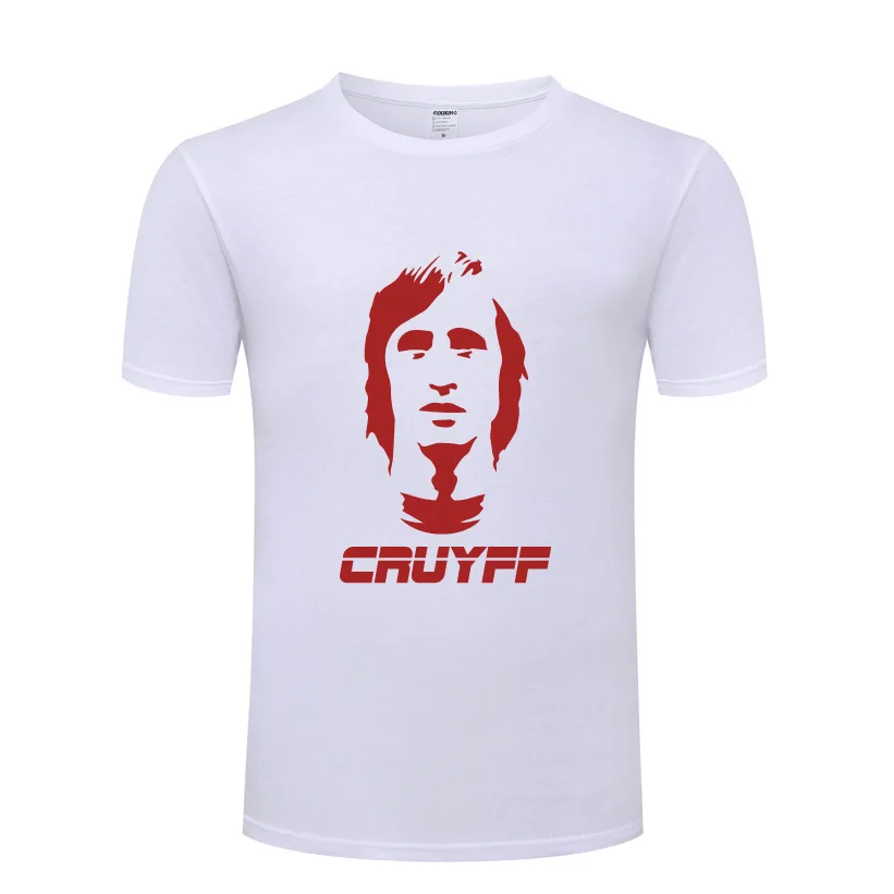 JOHAN CRUYFF Printed T Shirts Men Short Sleeve O Neck Cotton Man T-Shirt Cool Fitness Funny Streetwear Top Tee Fans Wear Summer