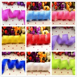 Free delivery 30mm multicolored pure colored grosgra  ribbon lace by hand diy  hair accessories 10 yards Manual material