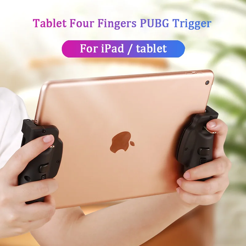 PUBG Tablet Gamepad Controller Trigger Joystick for iPad Universal L1R1 Shooter Button Grip with lock adjustable Non-slip Joypad