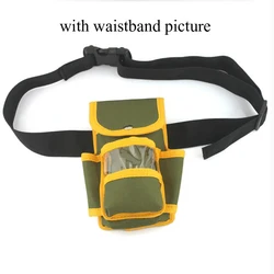 Multifunctional Electrician Tool Bag, Waterproof Oxford Cloth Tools Kit, Pockets, Waist Belt Repair Pouch, Pocket Tool, 1Pc