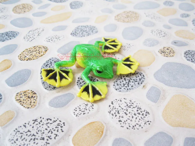 1lot/3pcs  Blip toys ! solid animal model toy polypedatid suction cup frog  4-7CM