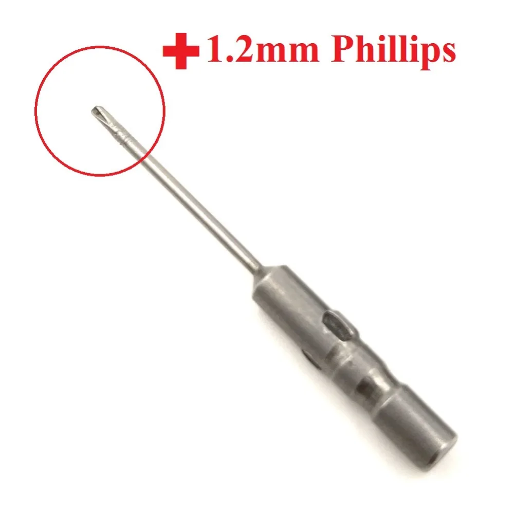 1 pcs 2.0mm 1.5mm 1.2mm Phillips Electric Screwdriver Bit Replacement Head for 800 Electric Batch Tools Part