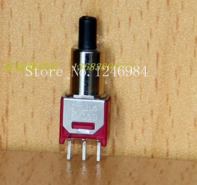 

[SA]8MS8 pin single small tripod toggle button switch M6.2 Deli Wei reset normally open normally closed Q28--50pcs/lot