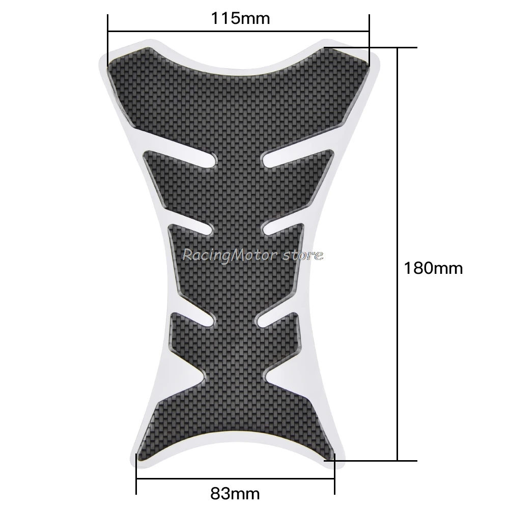 Universal Motorcycle Tank Sticker Carbon Protector Decals for BMW Yamaha Honda Kawasaki Ktm Ducati Motorcycle Accessories Parts