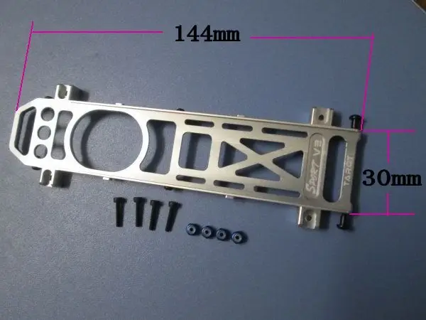 450 Sport V2 Helicopter Part Tarot update Metal bottom plate made of CNC high strength light weight TL45150-02 TL45087-02