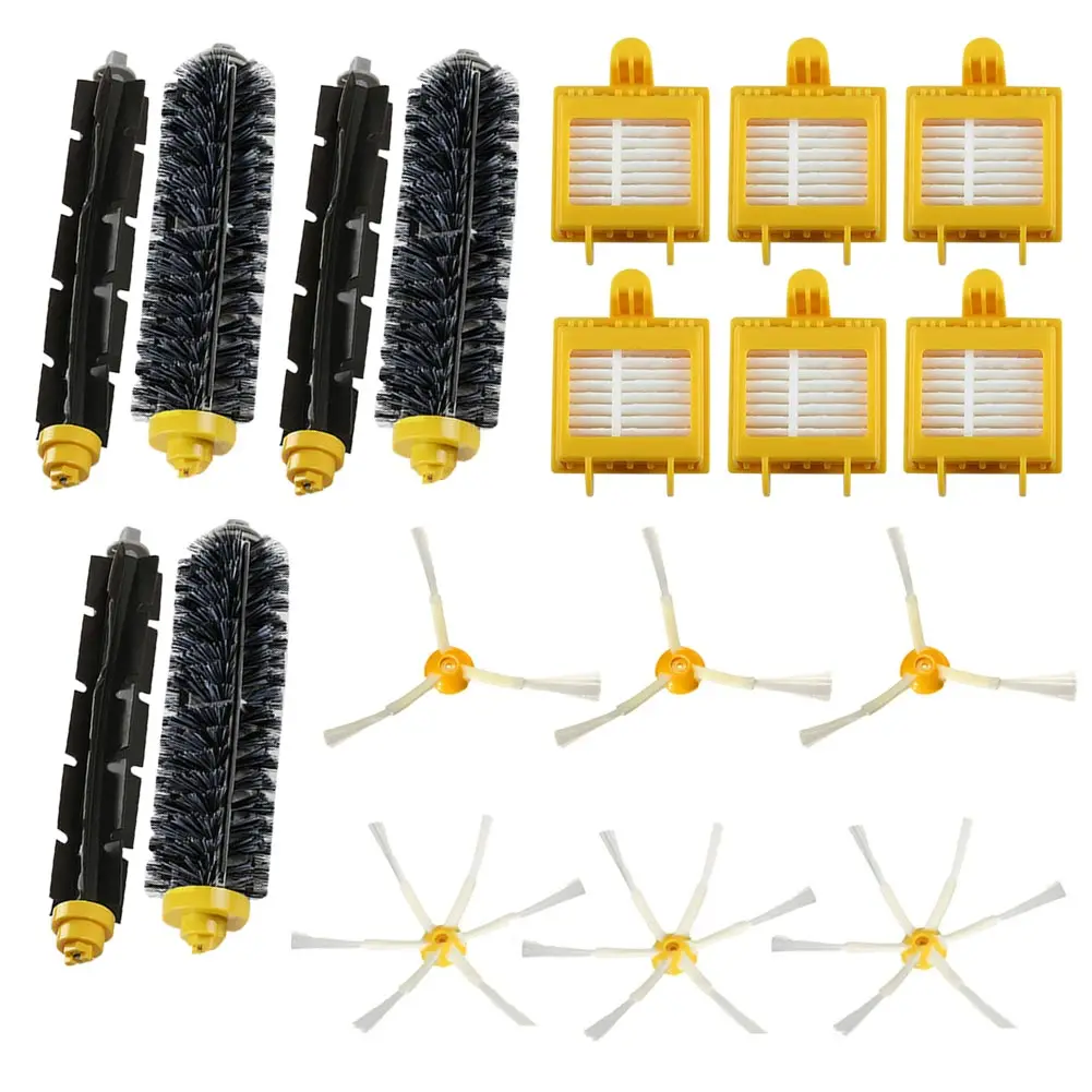 18Pcs Beater Bristle Brush Filter 6 Armed Side Brush Set Series for 760 770 780Vac Filters