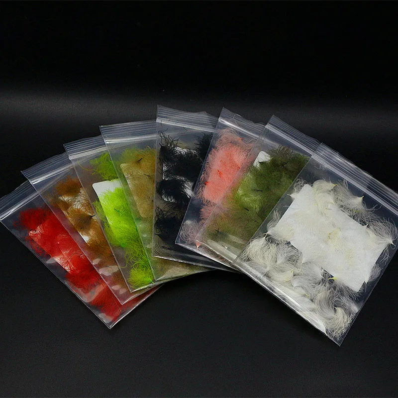 Royal Sissi brand 8packs/set CDC Puffs feather fluffy duck butt oiler feathers preen glands dry fly tying material for wing post