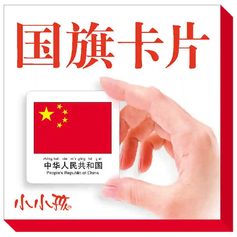 108 Land Vlag Kaarten Met De Foto 'S Engels En Pin Yin Voor Kinderen Kinderen Leren Chinese Beroerte, Leren Hanzi Boek