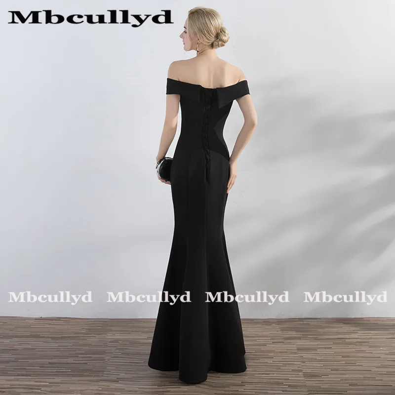 Mbcullyd مثير الأفريقي الأسود حورية البحر فساتين لحضور الحفلات الموسيقية للنساء 2019 حمالة السامي سبليت Vestidos دي فييستا دي نوش مع الديكور