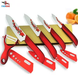 FINDKING brand Zirconia kitchen Ceramic fruit Knife Set Kit 3