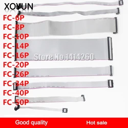 Grau band kabel FC-6P FC-8P FC-10P FC-14P FC-16P FC-20P FC-26P FC-34P FC-40P FC-50P JTAG kabel 30CM abstand 2,54