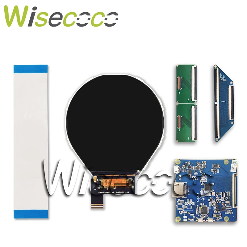 Rodada LCD Círculo Circular Display Screen, Arri Placa Controladora para Smart Home Raspberry Pi Monitor, EV, 3.4 "ips, 800x800