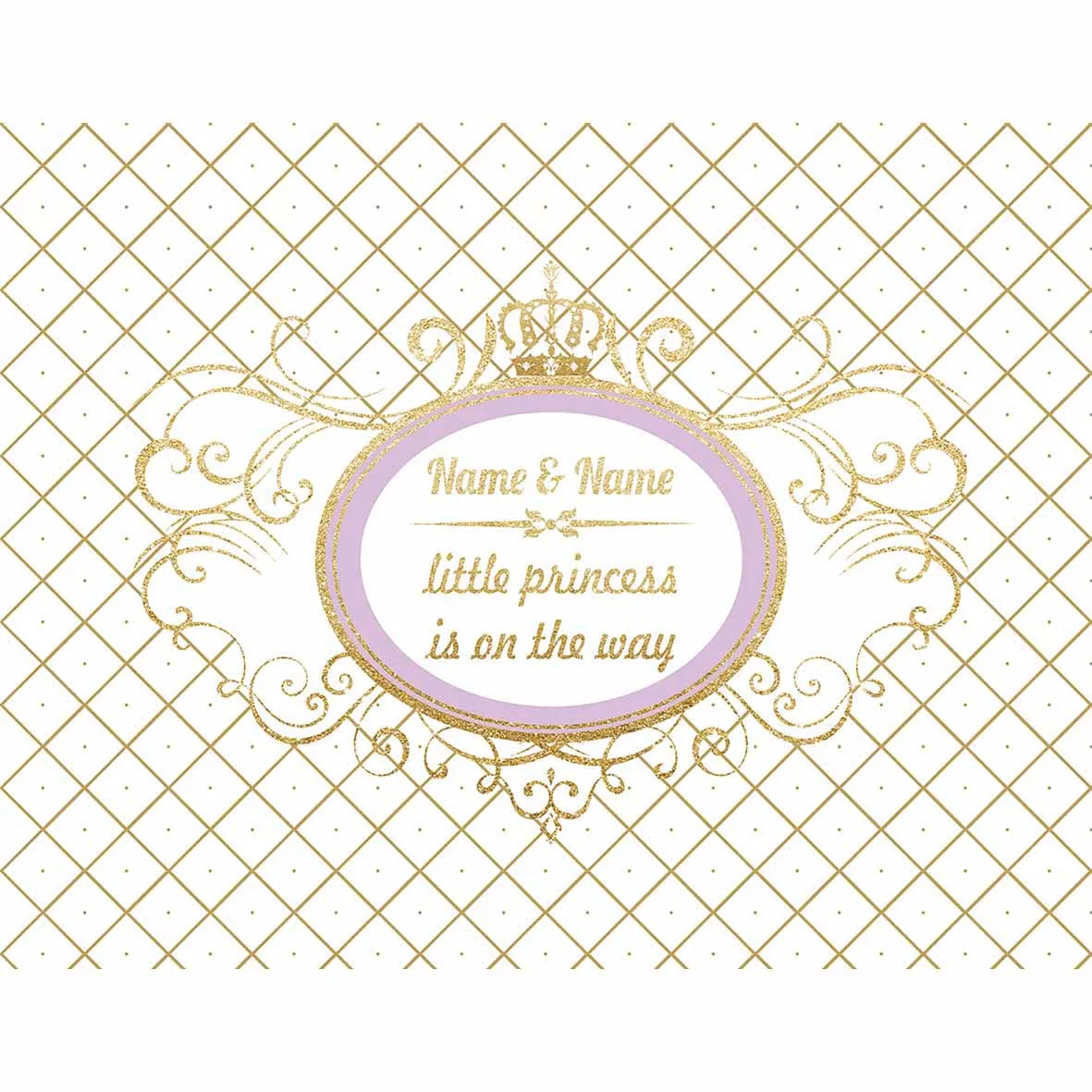 Allenjoy-Fondo de fotografía con lentejuelas doradas para bebé, telón de fondo para fiesta de princesa, vinilo para estudio fotográfico