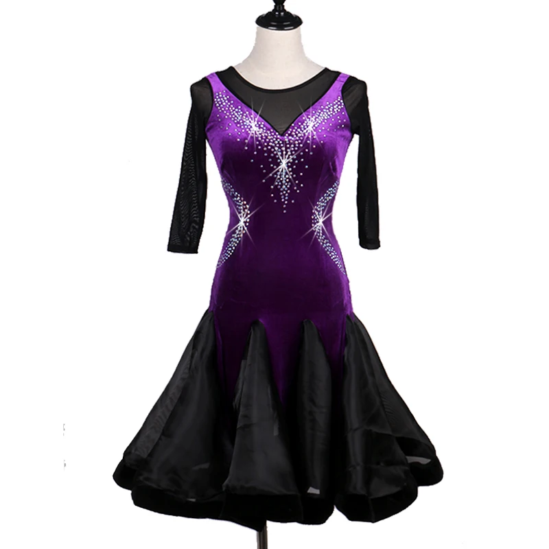 kids latin dance dress women latin dance dress latin salsa competition dress latin rhythm competition dress LQ061