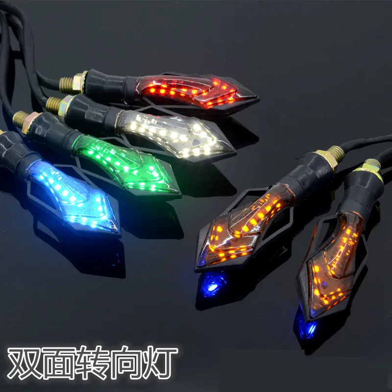

1 Pair High quality Waterproof Universal LED turn signal for bws msx Honda/Yamaha/Suzuki/Kawasaki/ bikes/ Gokart/ATV/motorcycle