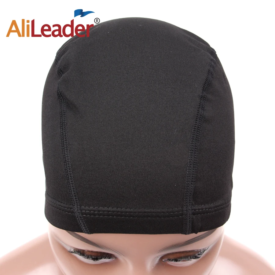 Alileader S/M/L Hairnet Spandex Dome Wig Cap For Making Wigs Nylon Blond Nude Wig Cap Glueless Cap With Elastic Band Stretchable