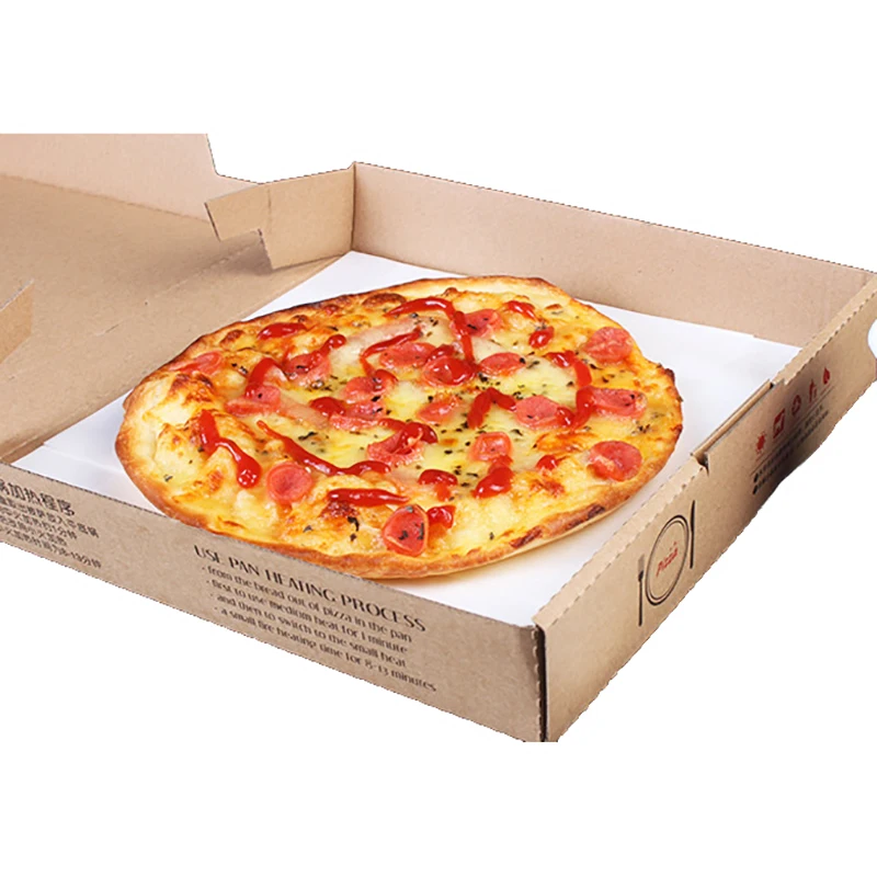 Anti-oil Paper Pizza Mat Square Papers Disposable Base White Paper Tray Corrugated Western Food Grade Takeout Papers Dish 100pcs