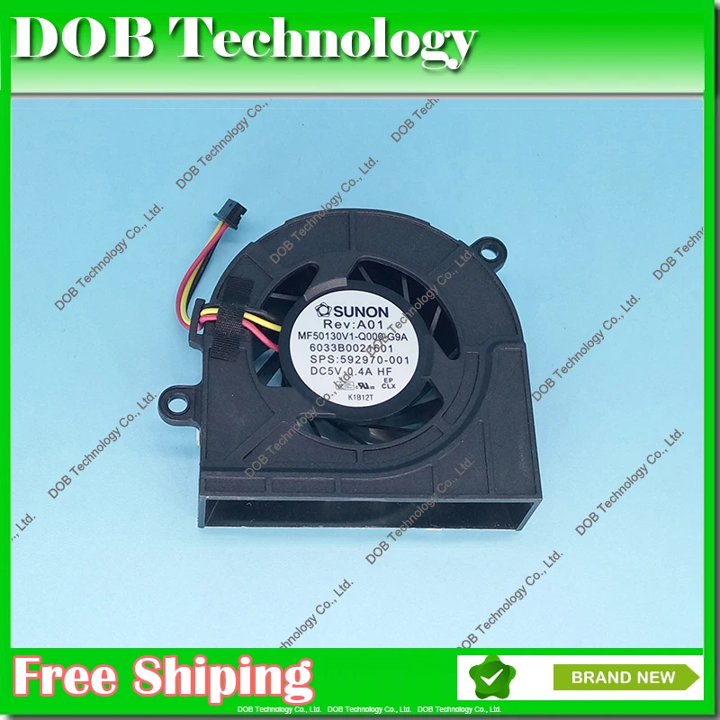 Fan for HP Touchsmart TM2 TM2t TM2-1000 TM2-1009TX tm2-1006tx MF50130V1-Q000-G9A Laptop CPU Cooling Fan