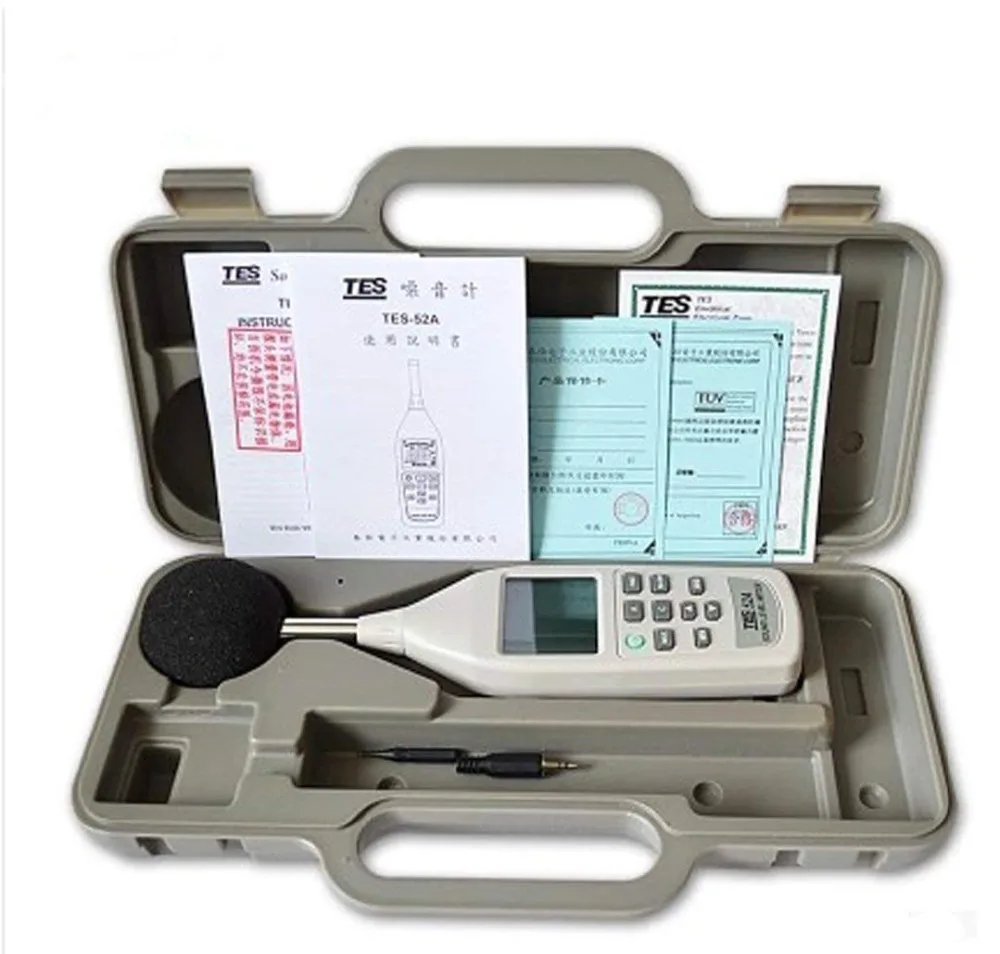 TES-52A Sound absorption machine with Digital Sound Level Meter 26dB to 130dB