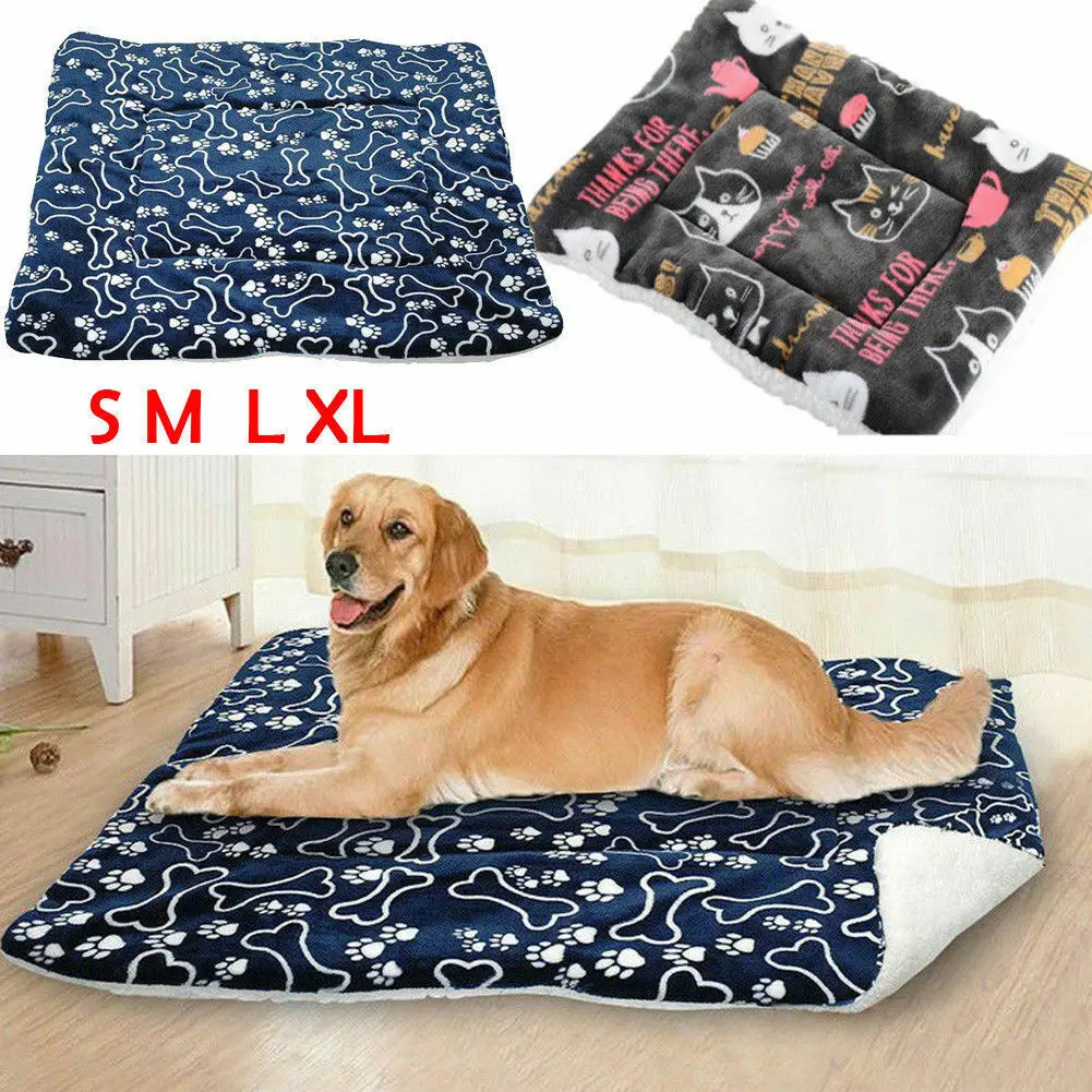 Pet Bed Mattress Dog Cat Pad Mat Cushion Extra Large Medium New 3 Colors S-XL