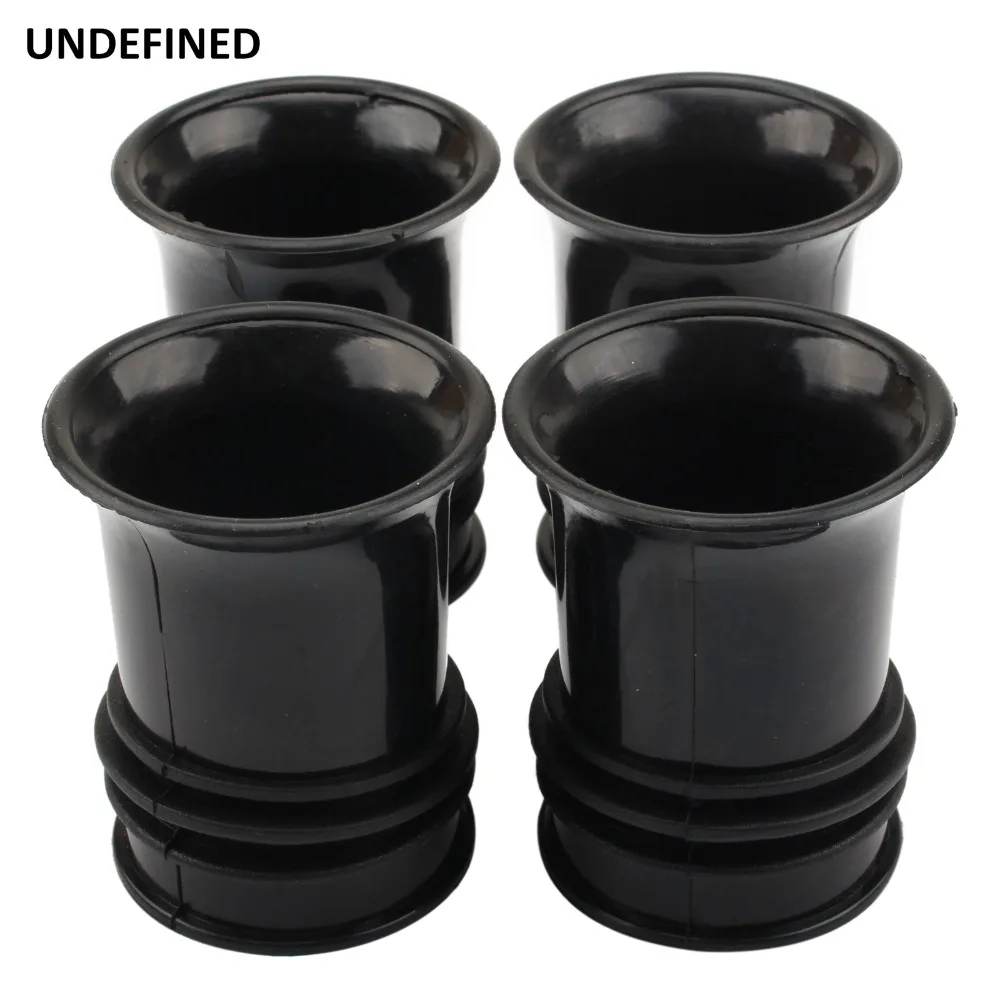 4 Pcs Motorcycle Carburetor Rubber Intake Manifold Air Adapter Boots For Honda CB750K 1969-1976 CB750F Super Sport 1975-1976