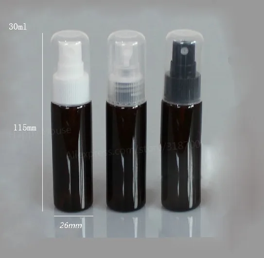 100-x-30-ml-mini-voyage-vide-ambre-brun-plastique-brume-vaporisateur-bouteille-30-cc-emballage-cosmetique-pour-animaux-de-compagnie