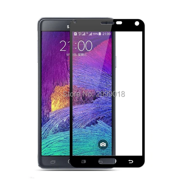 3D For Samsung Galaxy Note 4 Full cover Tempered Glass Screen Protector film 9H Film On For Samsung Galaxy Note 4 N910 N910A