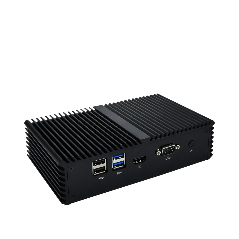 Imagem -03 - Qotom Kaby Lago Cpu Fanless Mini pc Q525g6 Q535g6 3965u Core I37100u Gigabit Nic Roteador Aes-ni pf Ubuntu Centos