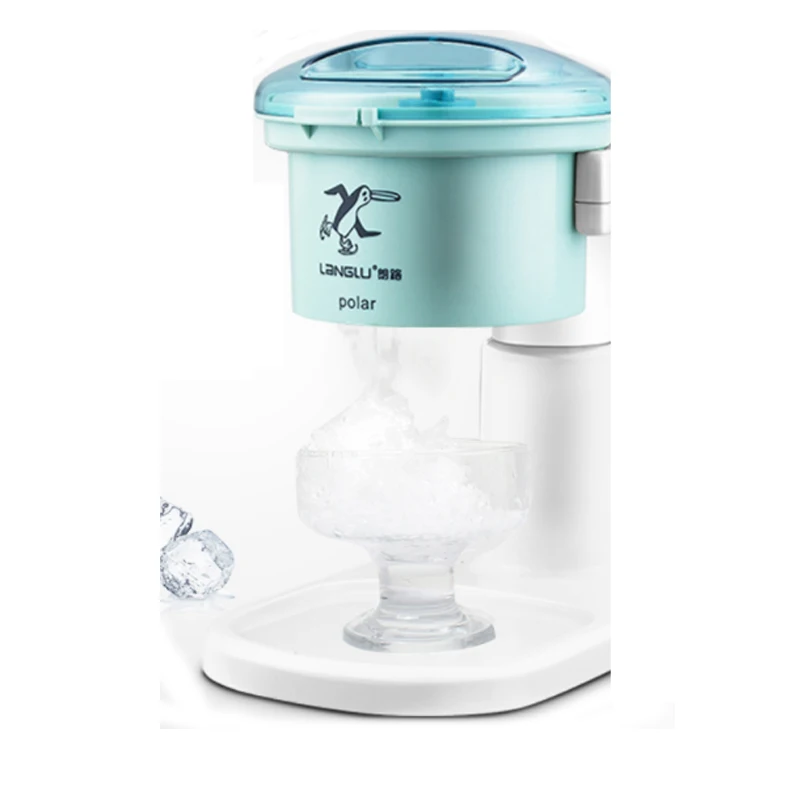 เครื่องบดน้ำแข็งไฟฟ้าอัตโนมัติ Mini ice breaker ไฟฟ้าทรายทรายเครื่องเครื่องโกนหนวดไฟฟ้า 1.2L 220 V 20-28 W 1 pc