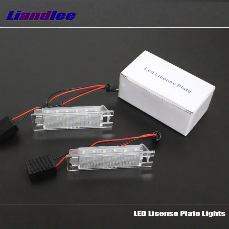 

Liandlee Car License Plate Lights For Alfa Romeo AR GT GTV Brera Nuvola Spider AR Auto Number Frame Lamp Bulb LED Accessories