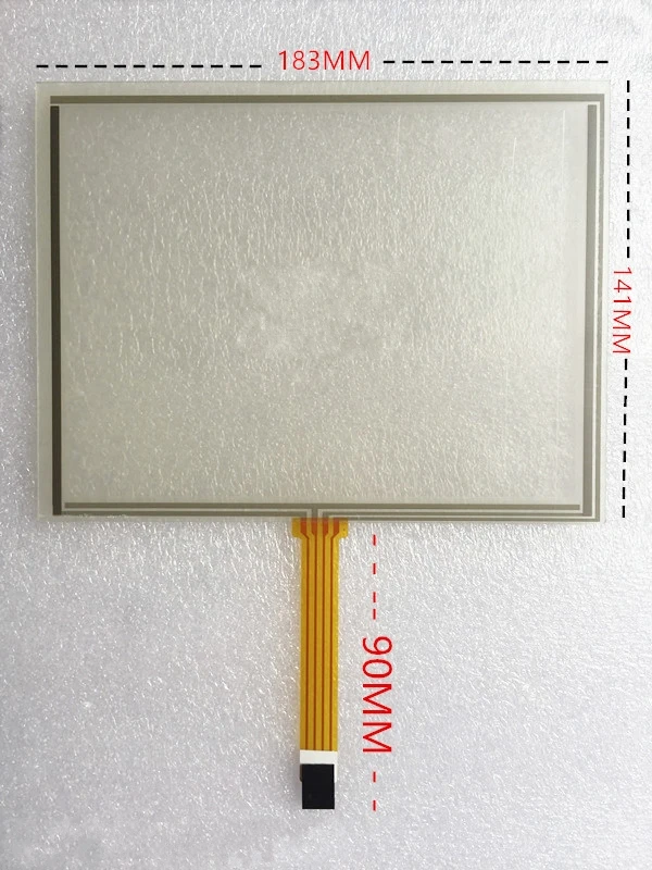 5pcs/lot New 8 inch touch screen 4 wire resistance touch screen 182*141 mm AT080TN52