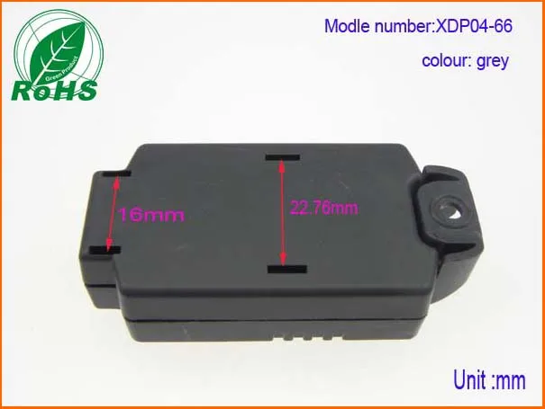 60*30*17 Mm Gratis Verzending Behuizing Plastic Behuizing Instrument Shell Behuizing Sensor Controller Grijs Kleur