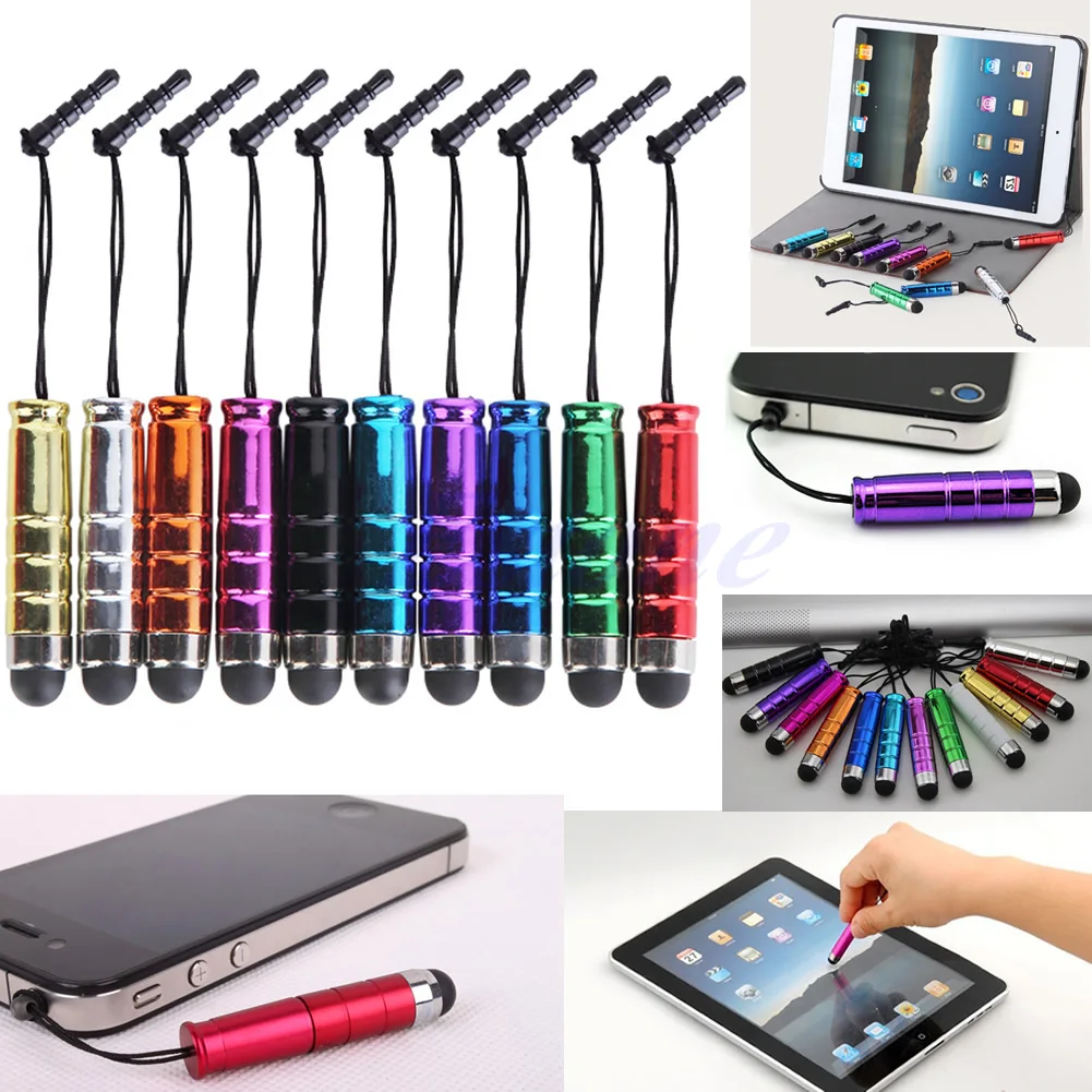 100 X Stylus Màn Hình Cảm Ứng Kiêm Bút Cảm Ứng Cho iPad iPhone Samsung Máy Tính Bảng Điện Thoại Thông Minh Thả Vận Chuyển Hỗ Trợ