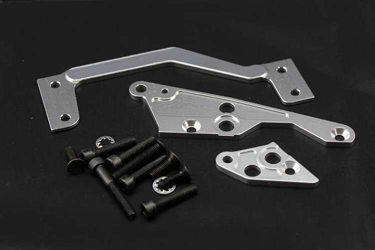 CNC precision machined all-metal engine reinforced connection bracket for ROFUN ROVAN KM HPI BAJA 5B 5T 5SC