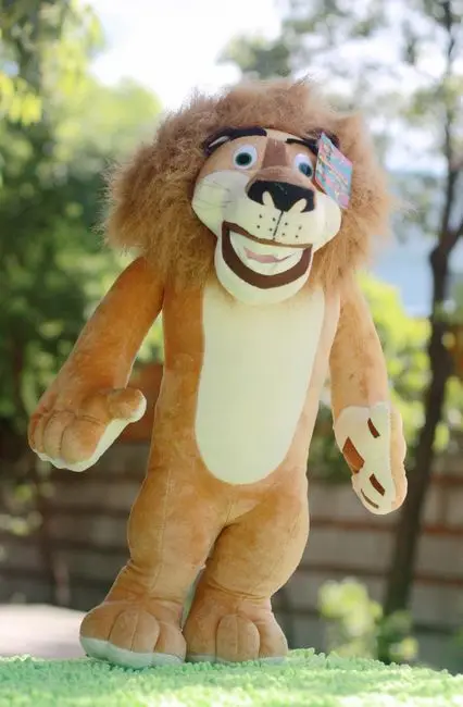 

Madagascar lion plush toy ,soft throw pillow ,birthday gift Christmas gift h2939