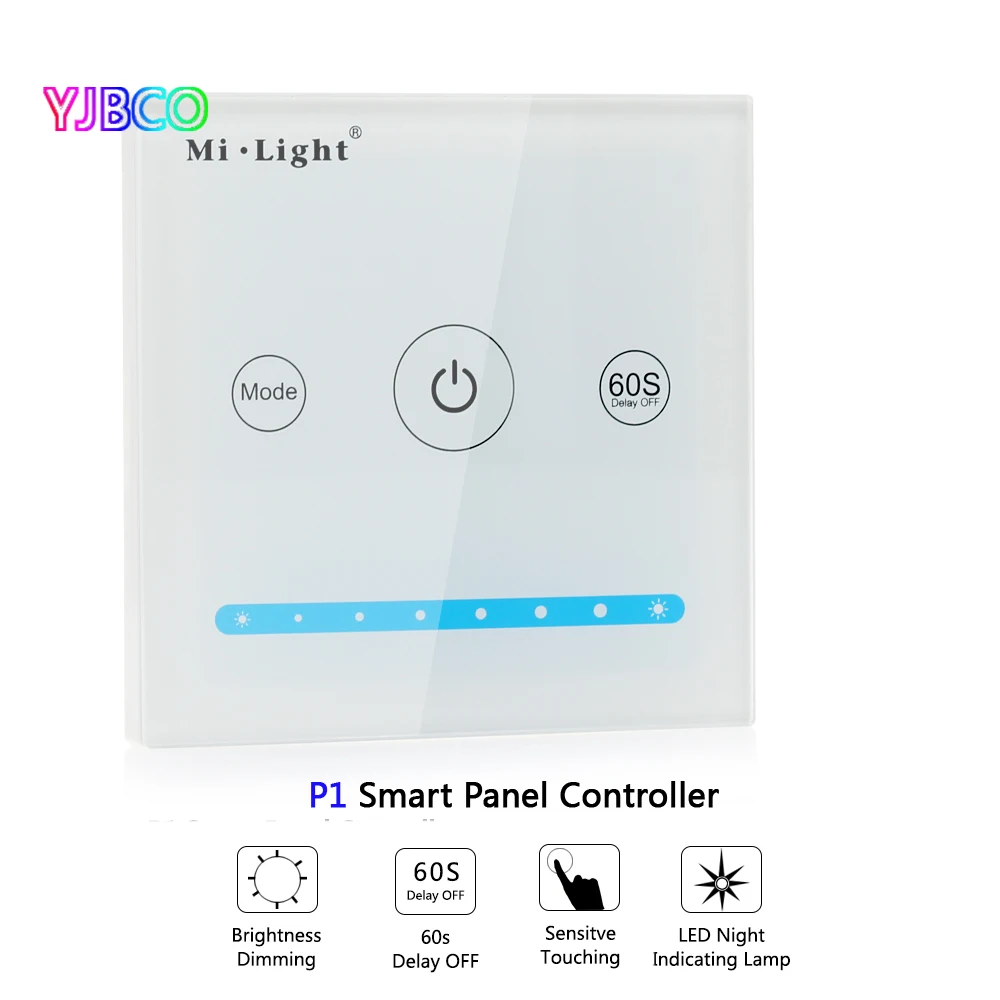 Miboxer P1/P2/P3 Smart Panel Controller Dimming Led Dimmer RGB/RGBW/RGB+CCT Color Temperature CCT for Led Panel/Strip Light