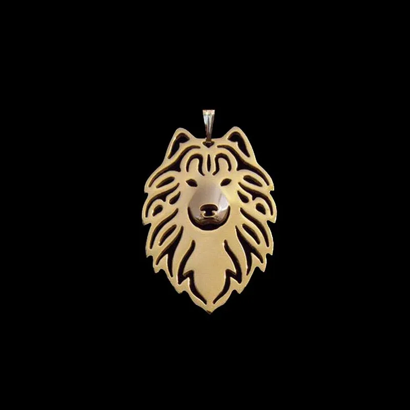 Hot Sale Metal Alloy Pet Pendants Women Jewelry Samoyed Dog Pendants