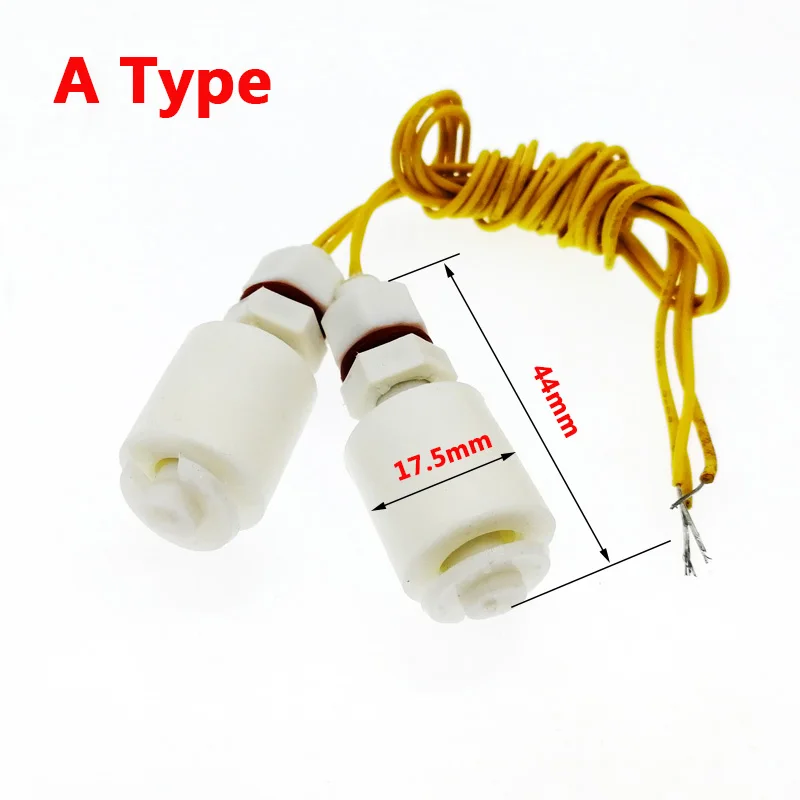 10pcs A-type PP Liquid Water Level Sensor Horizontal Float Switch Down