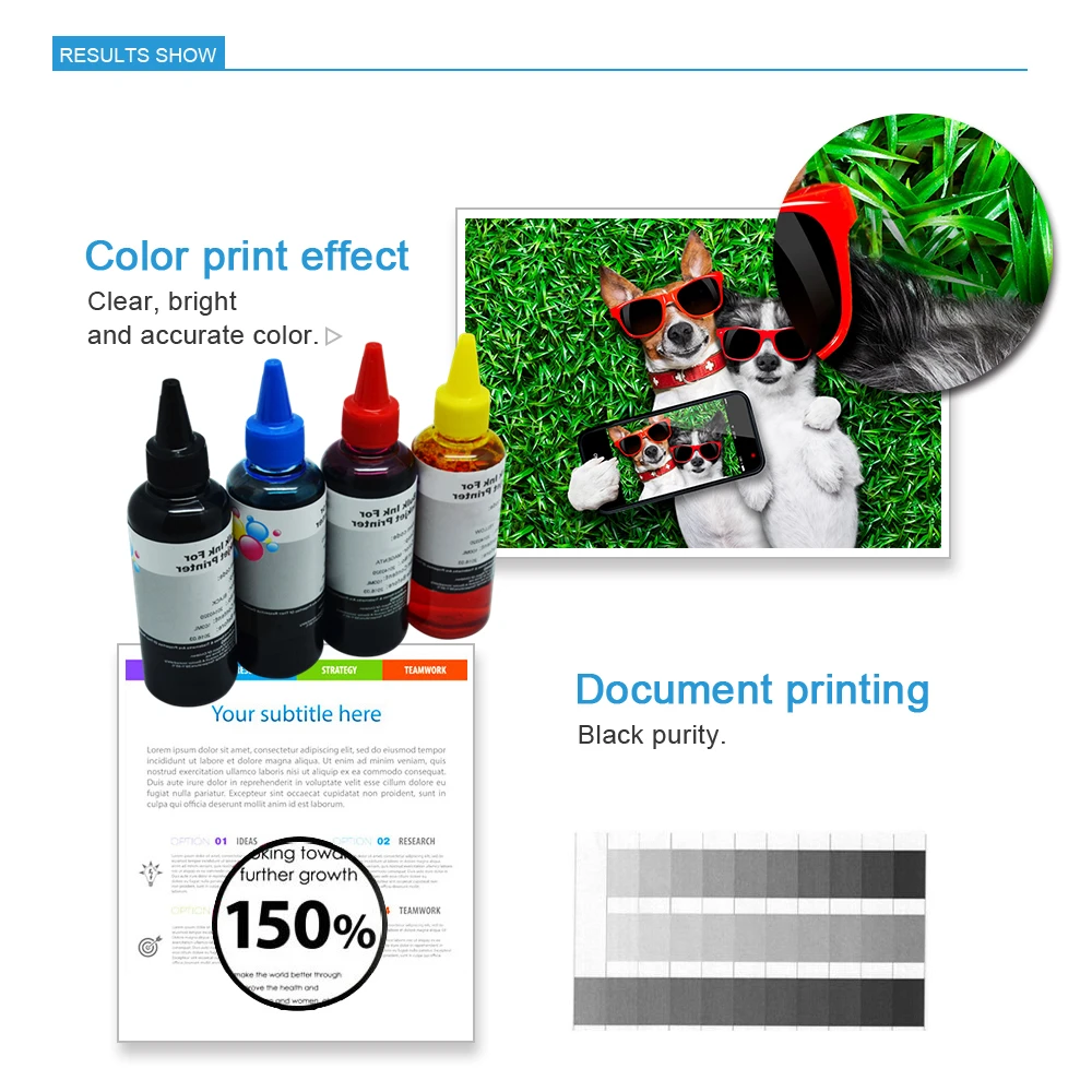 Kit de recarga de tinta Universal para impresora de inyección de tinta Epson, Canon, HP, Brother, Lexmark, DELL, CISS, 100MLx6