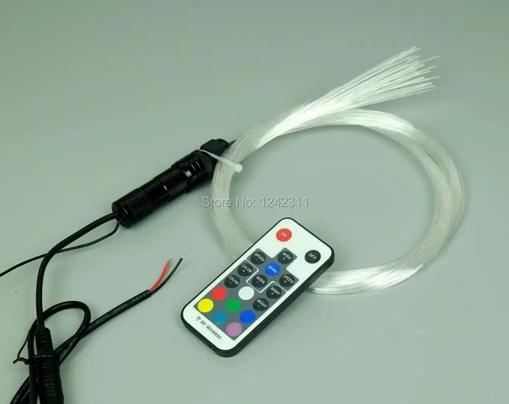 DIY star ceiling car/limo star skylight fiber optic lights 12v RGB colors wireless control multi modes 50 optical fiber lamp