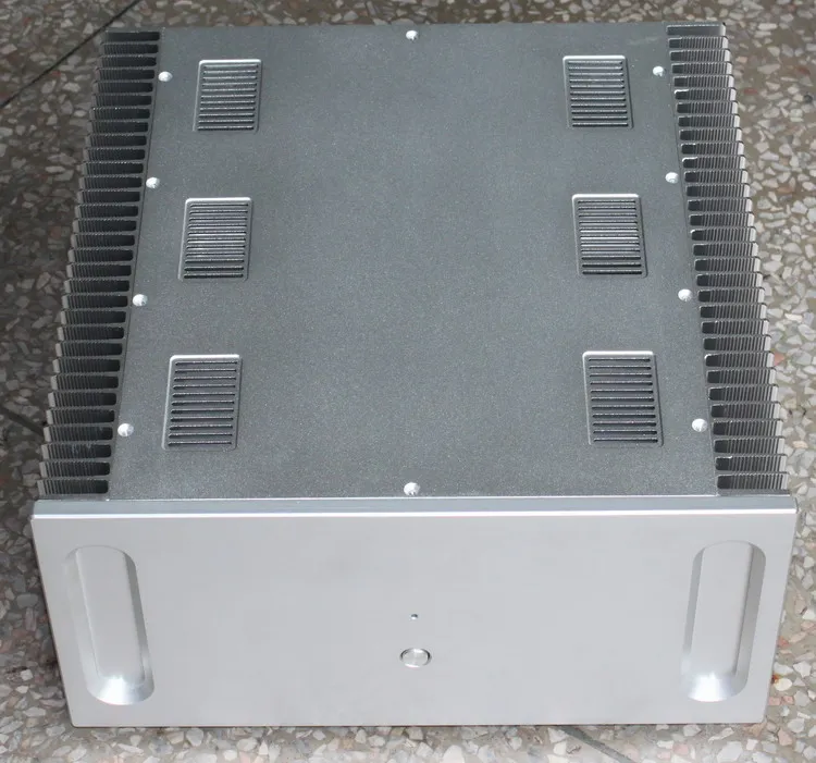 WA112 Aluminum enclosure Preamp chassis Power amplifier case/box size 412*413*200mm